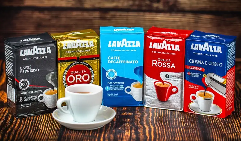 Lavazza Italian coffee products