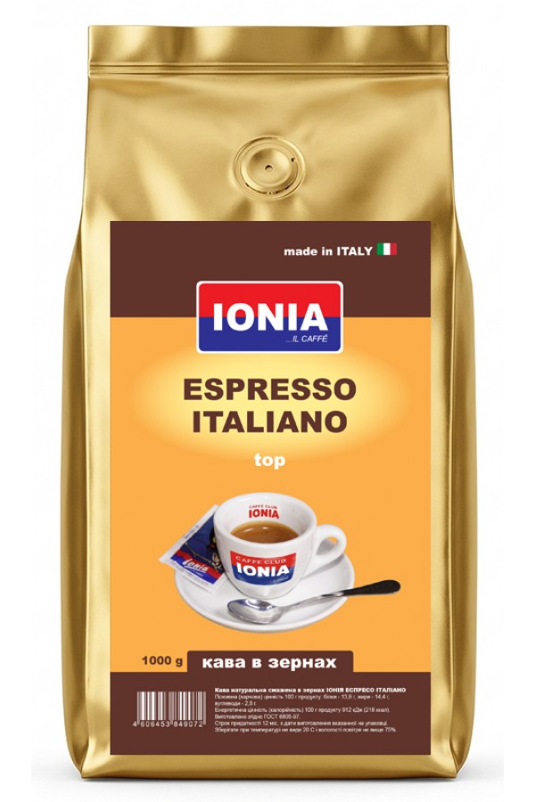 Кофе в зернах Ionia Espresso Italiano Top 1000 г